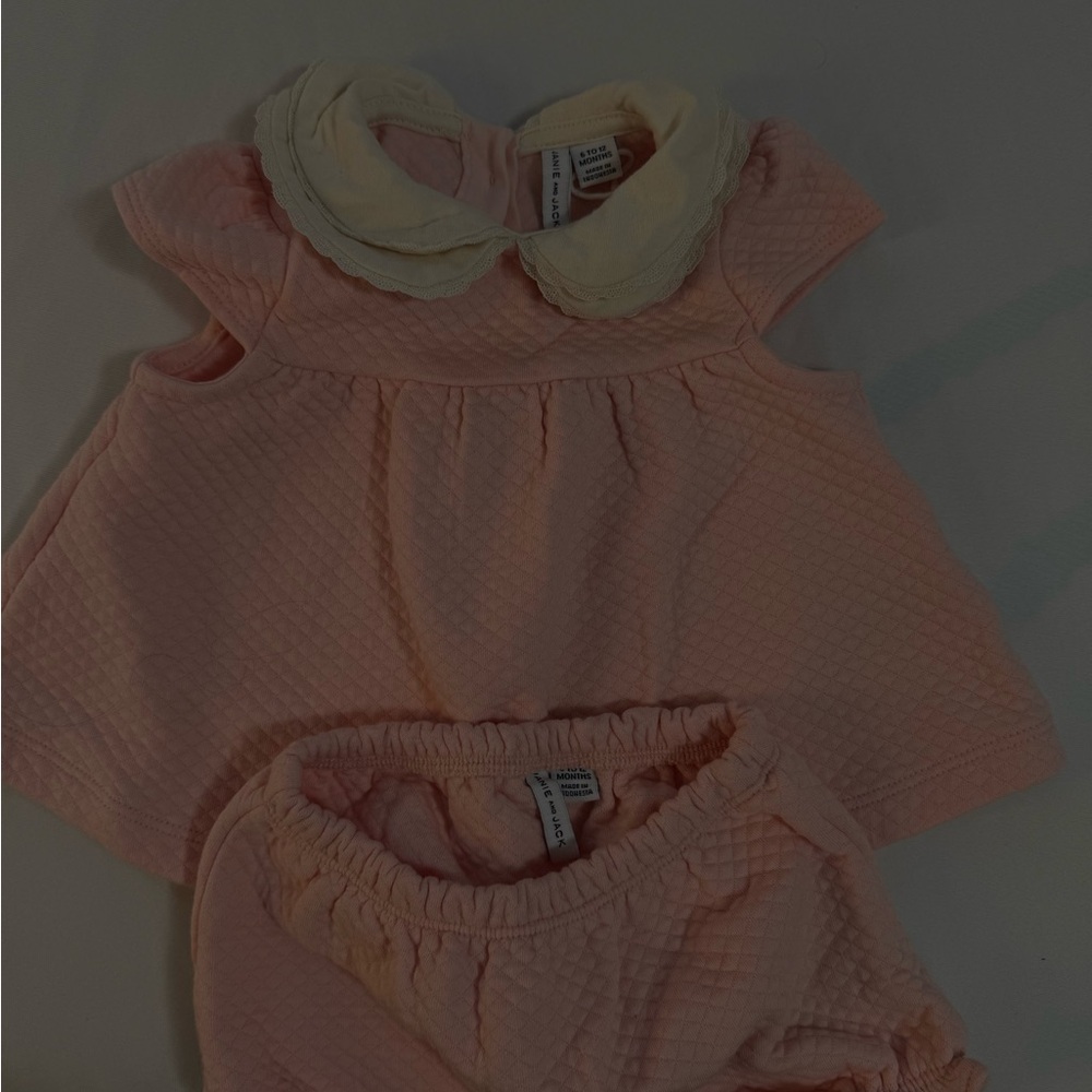 Janie and Jack Pink Dress Set